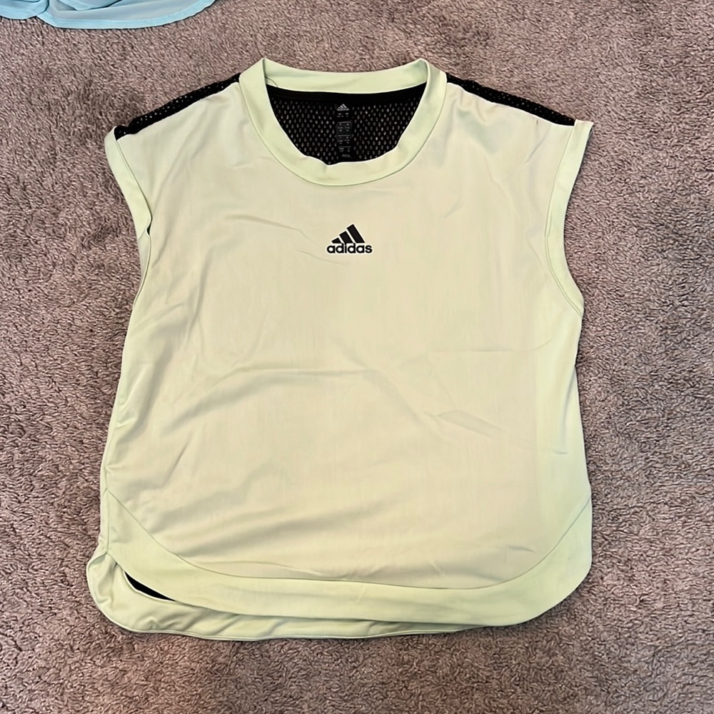 Adidas 3 Piece Set, Comes with a shirt, skirt, and bra